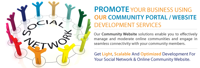 Social networking and community portal development Kanpur India