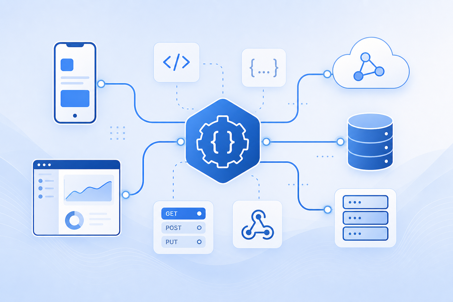 API development and integration services — REST API, Web API, third-party integration Kanpur India