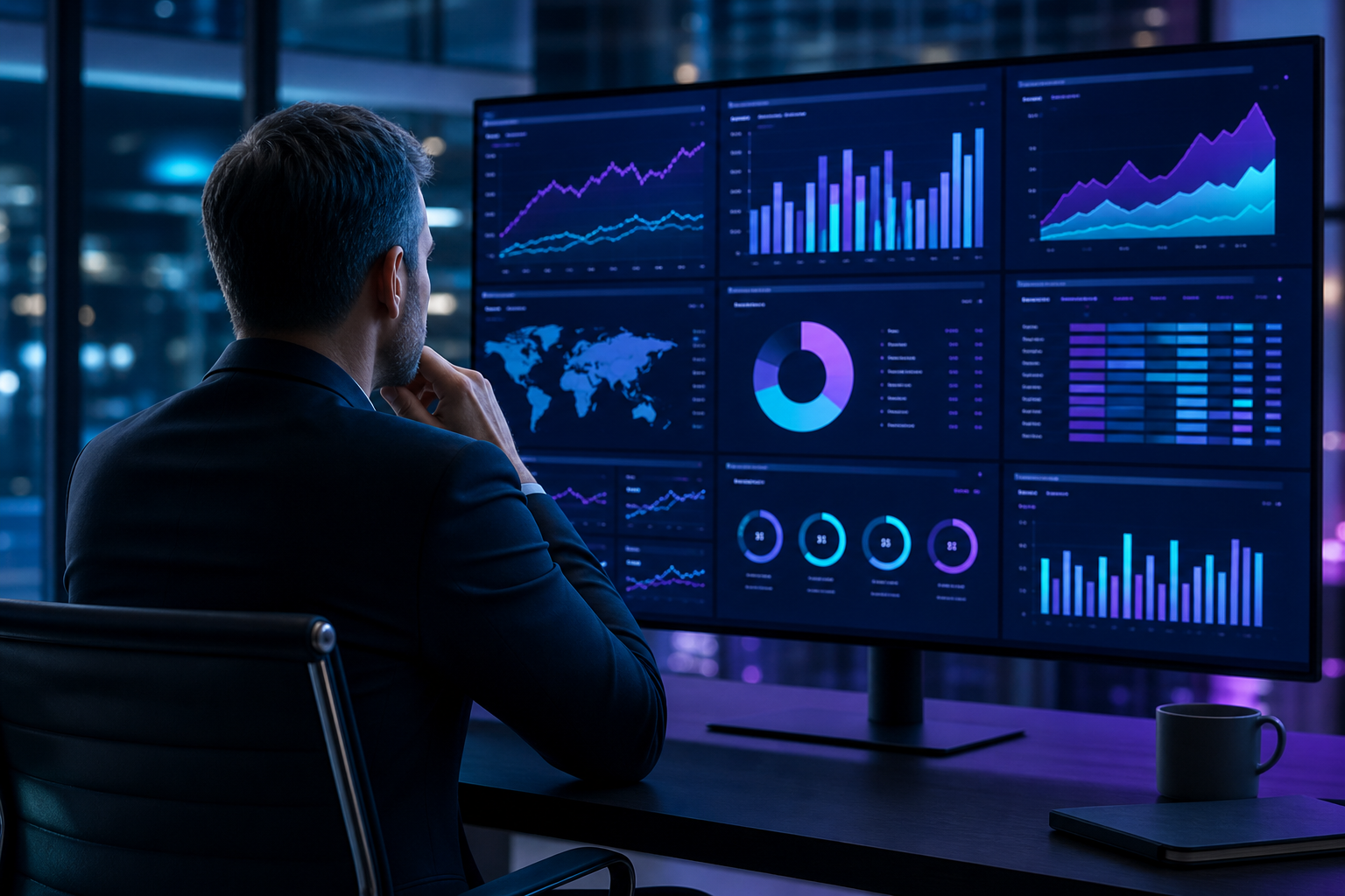 Real-time business intelligence dashboards